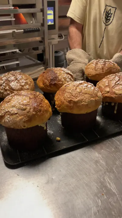 Colgado del panettone