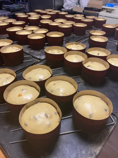 Segundo impasto en molde