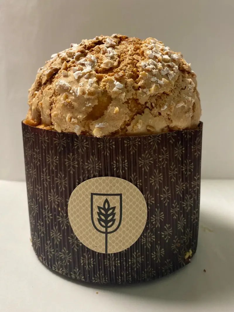 Panettone clásico, naranja y pasas